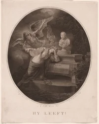 Estampe commémorative pour Hendrik Hooft Daniëlsz.