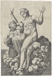 Psyché donne la cruche à Vénus
