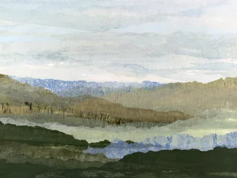 Les couches sereines de la montagne