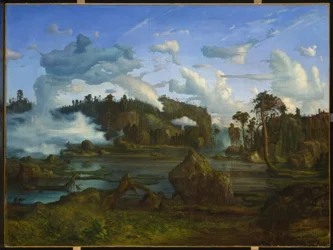 Skogtjern, lac de montagne