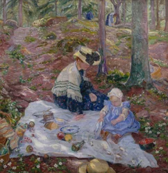 Ingerid et mère à Birkelunden