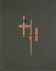 Équilibre rouge et noir, 1922