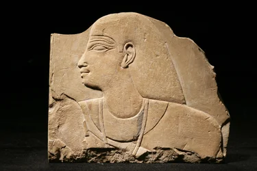 Mentu-em-hat, fin de la 25e Dynastie-début de la 26e Dynastie, vers 660-650 av. J.-C. (calcaire)