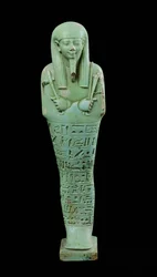 Figurine shabti (faïence)