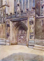 Abbaye de Bath, Porte Ouest