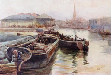 St Mary Redcliffe, depuis Princes Wharf