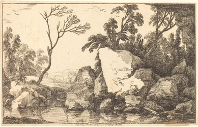 Étang rocheux