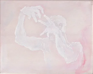 Sculptural, 2025 (acrylique sur toile)
