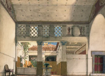 Intérieur de la maison de Gaius Marcius