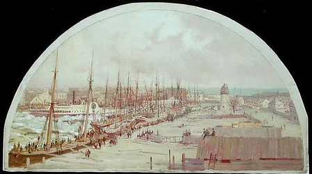 La grande inondation de Chicago en 1849