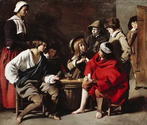 Les jeunes joueurs de cartes