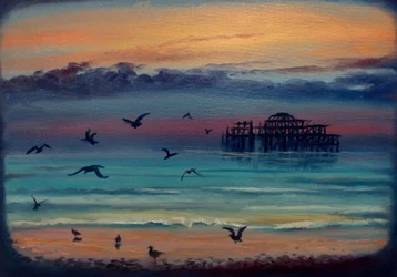 Tempête à Brighton, 2023