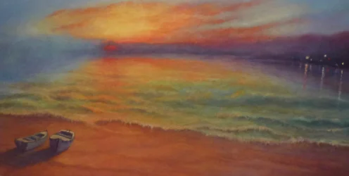 Soirée Rendezvouz, 2024 (huile sur toile)