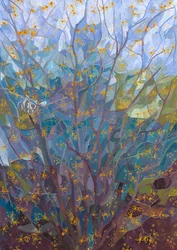 Noisetier en fleur, 2015