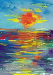 Véhicule « Abstract Sunset »