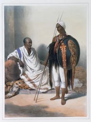 Prêtre et guerrier abyssinien