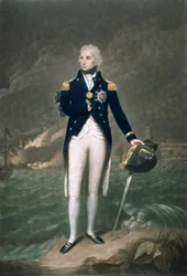 Sir Horatio Nelson, K.B., Contre-amiral du Bleu, gravé et publié par William S. Barnard (1774-1849), pub. 1798