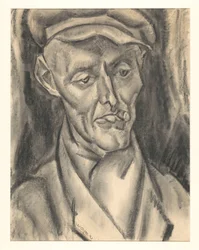 Homme avec casquette et cigare