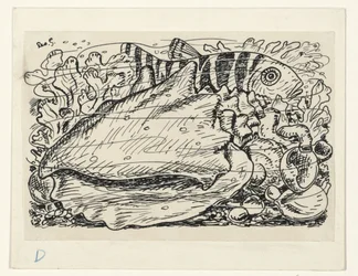 Poisson et coquillage dans l