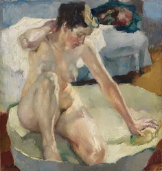 Au bain II, par Putz, Leo (1869-1940)