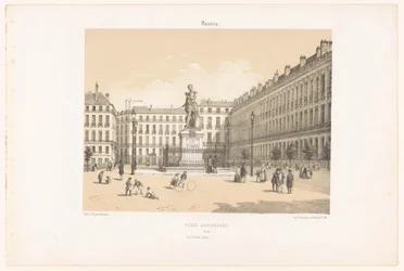 Vue de la Cours Cambronne à Nantes