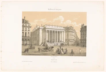 Zicht op het Théâtre Graslin in Nantes