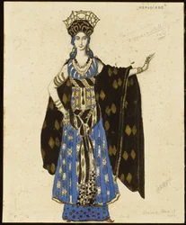 Projet de costume pour « Salomé » : Hérodiade