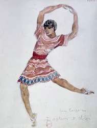 Costume de Bakst pour "Daphnis et Chloé" par Michel Fokine