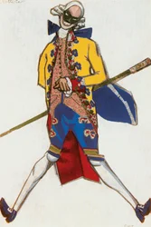 Battista, esquisse de costume pour le ballet d