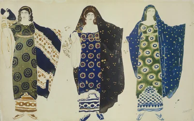 Projet de costume pour «Œdipe à Colone» de Sophocle, 1904