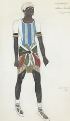 Costume pour Vaslav Nijinsky dans le ballet Cléopâtre d