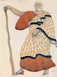 Costume pour le drame Œdipe à Colone de Sophocle