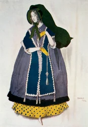 Costume pour le ballet Les Papillons, 1912