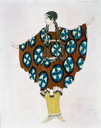 Costume pour Daphnis et Chloé de Maurice Ravel (1875-1937) 1912