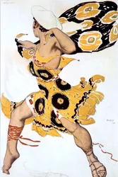 Éphèbe, costume pour une production des Ballets Russes de Tcherepnin Narcisse, 1911