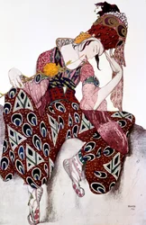Iskander, costume pour le ballet La Péri, musique de Paul Dukas