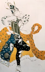 Peri Natasha Trouhanova, costume pour La Péri musique de Paul Dukas, 1911