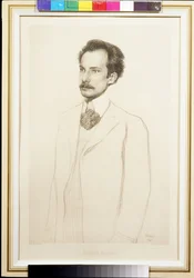 Portrait du poète Andreï Biély (1880-1934)