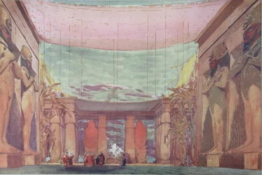 Décor de scène pour le ballet Cléopâtre, 1909