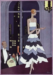 Sous les yeux des gratte-ciel de New York, planche de mode du magazine 