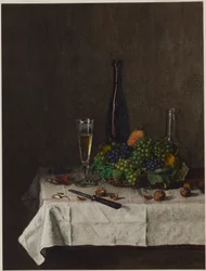 Nature morte avec panier de raisins