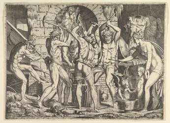 Vénus dans la forge de Vulcain, 1546-47