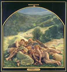 Nuit, section centrale du triptyque 