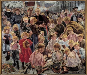 Les âges du travailleur (partie centrale)