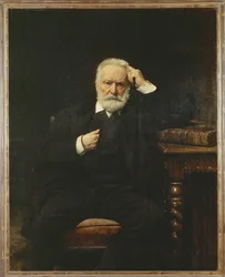 Le poète Victor Hugo en 1879 ... (peinture sur toile)