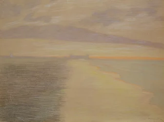 Crépuscule marin à Ostende