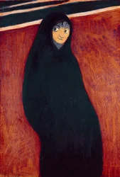 Figure encapuchonnée