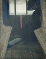 La Femme dans le train, La Veuve