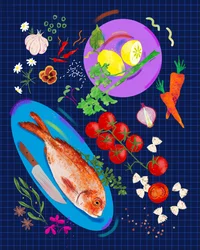 Palette des saveurs, 2025 (numérique)