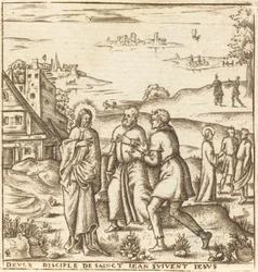 Le Christ invite deux disciples de Jean-Baptiste à le suivre